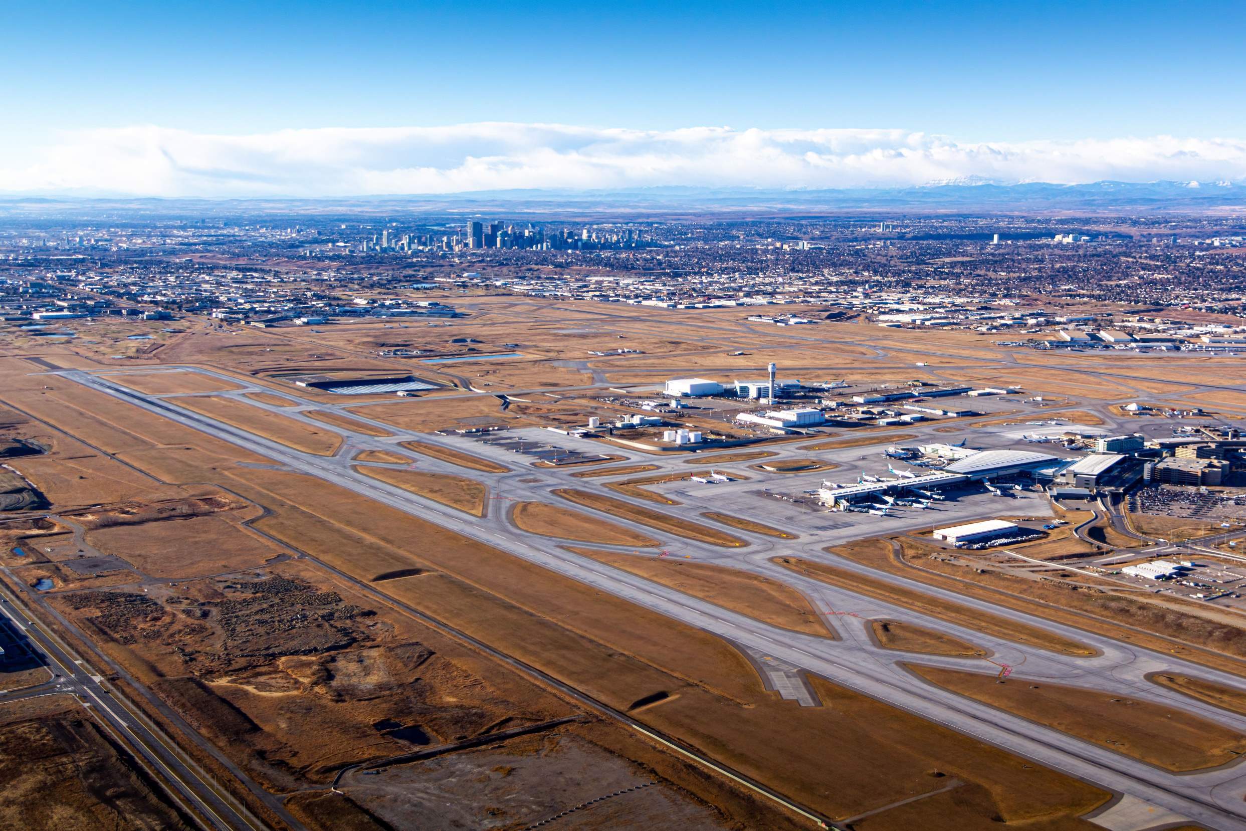 Centre d’aviation de l’YYC aéroport international de Calgary | Banque ...