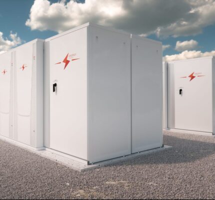 Gros plan sur le stockage dans les batteries d'Oneida