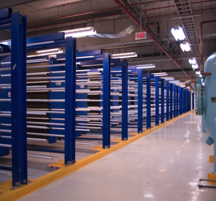 Heat exchange equipment at an Enwave site in downtown Toronto