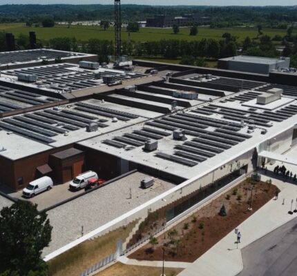 Image d’un bâtiment générée par l’IA