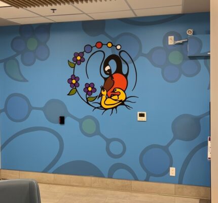 Mural at Matawa Training and Wellness Centre
