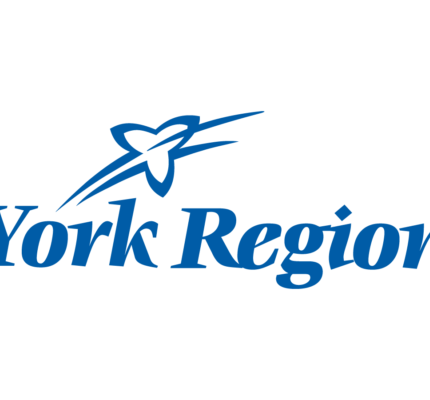 York logo - blue text on white background