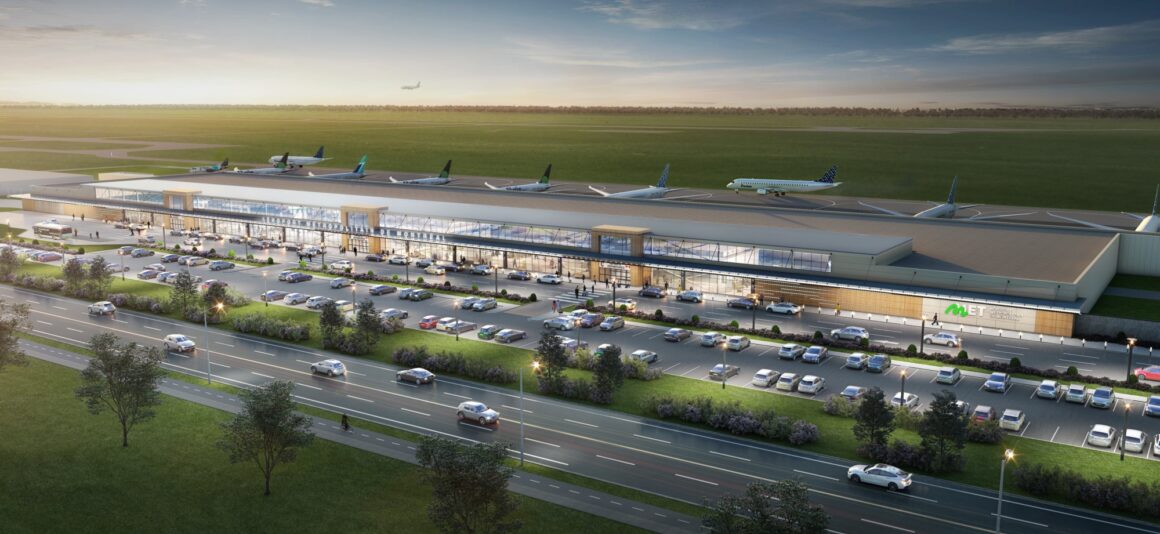Rendering of Montreal Metropolitan Airport domestic terminal