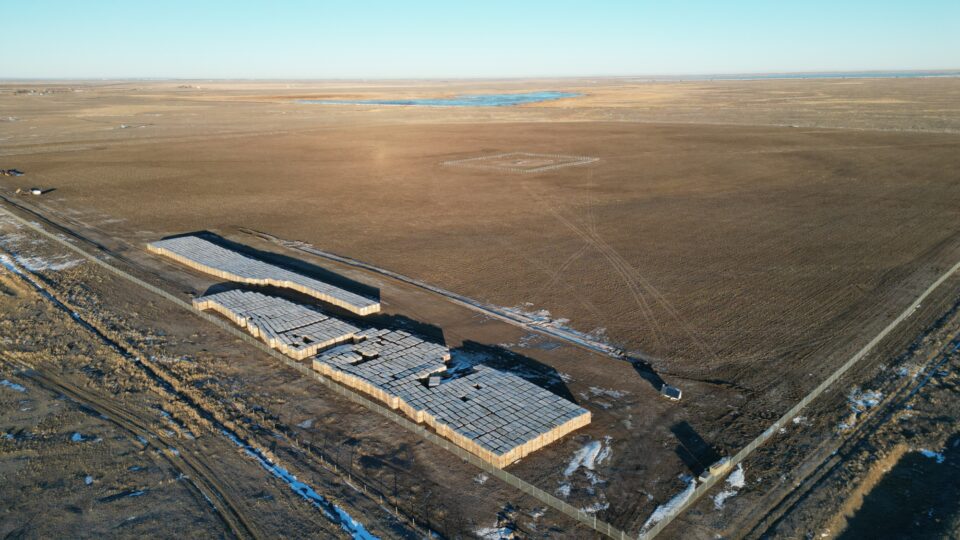 Tilley solar site in Newell, Alberta.