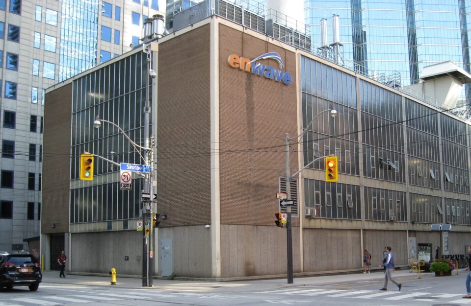 An Enwave facility on the corner of Simcoe Street in Toronto
