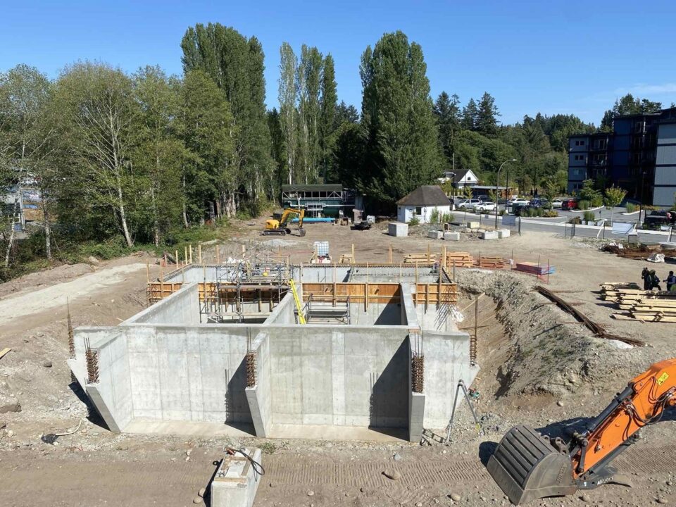 Construction site of Port Stalashen Wastewater Treatment Plant