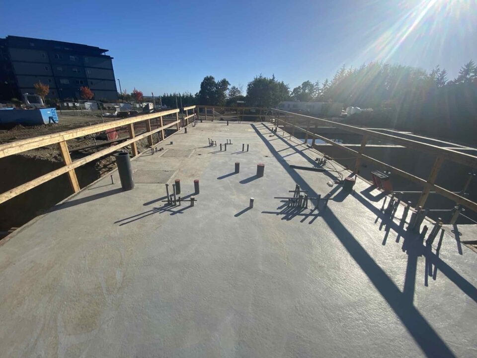 Construction site of Port Stalashen Wastewater Treatment Plant