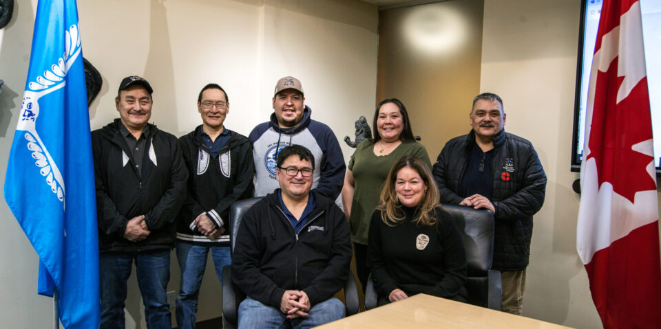 Group photo with members of the Inuvialuit Regional Corporation Board of Directors and the CIB