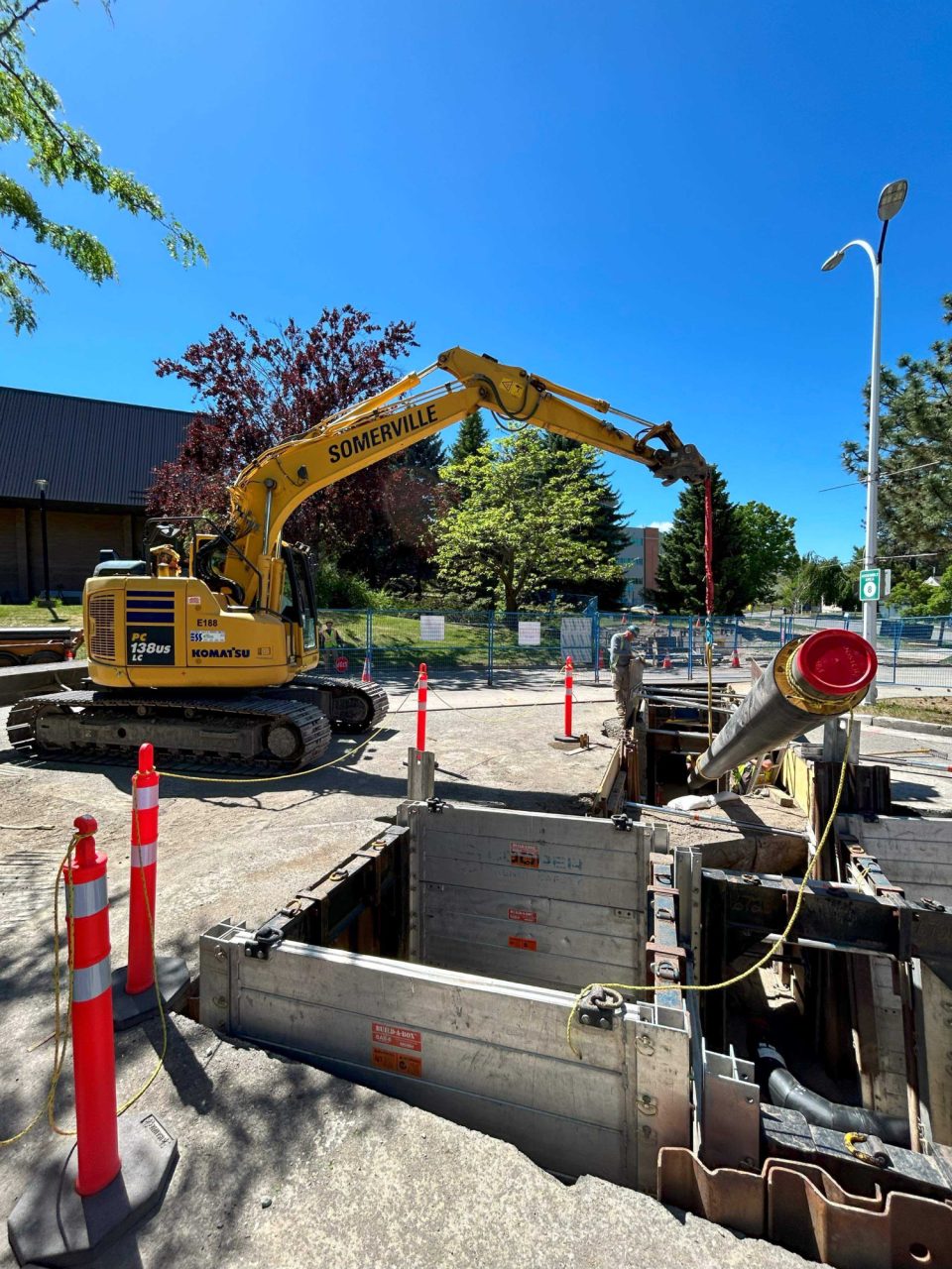 Améliorations écoénergétiques sur le campus de l’Université Thompson-Rivers – construction en cours