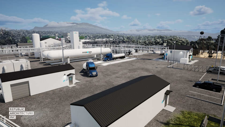 Rendu de l’installation de liquéfaction de HTEC