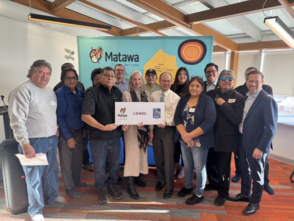 The CIB team alongside Minister Hajdu and project partners at the announcement of the project.