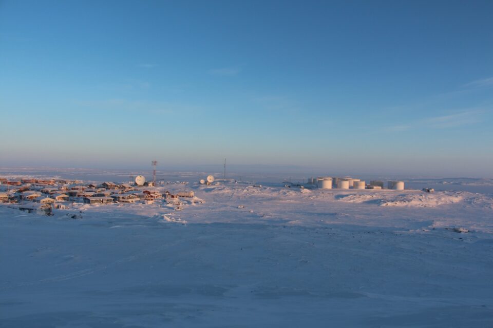 The community of Arviat, Nunavut.