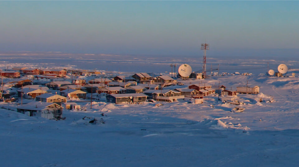 The community of Arviat, Nunavut.