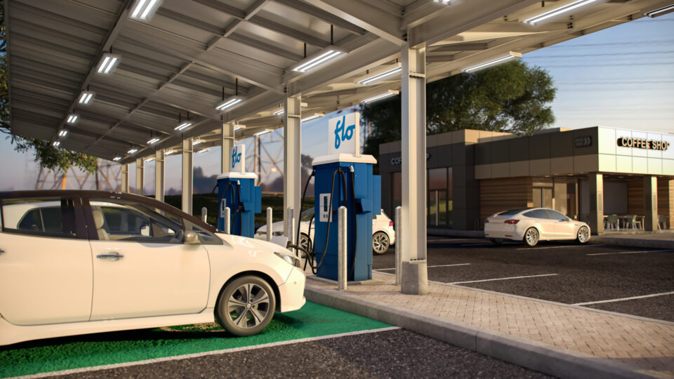 FLO fast chargers that will be installed through CIB investment