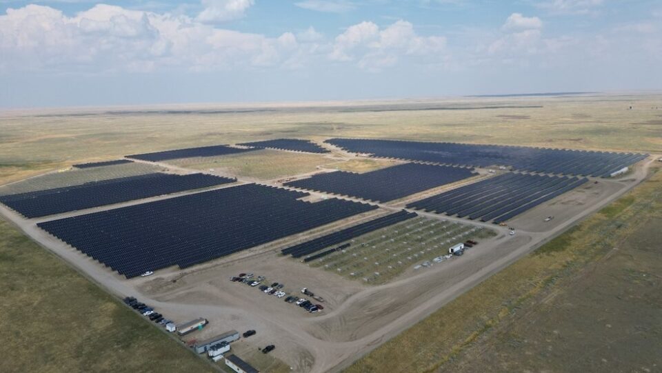 Tilley solar site in Newell, Alberta.