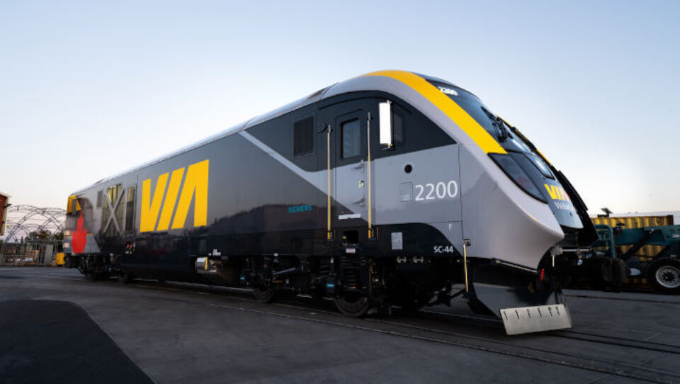 A Via Rail high frequency train