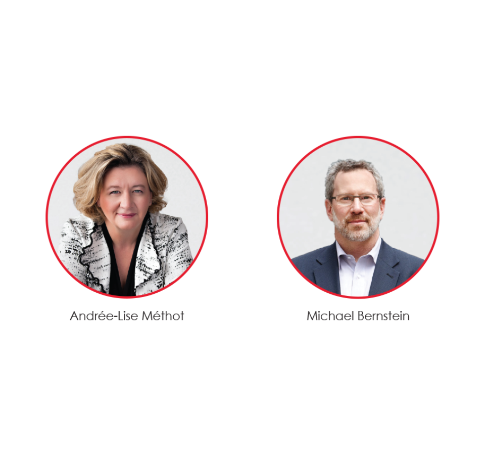 New board members of the CIB; Andrée-Lise Méthot, Michael Bernstein