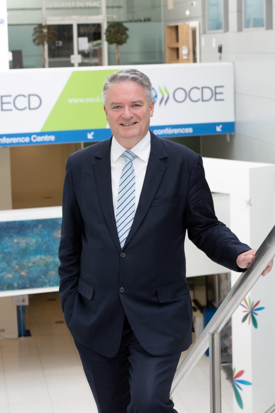 Le secrétaire général de l'OCDE Mathias Cormann