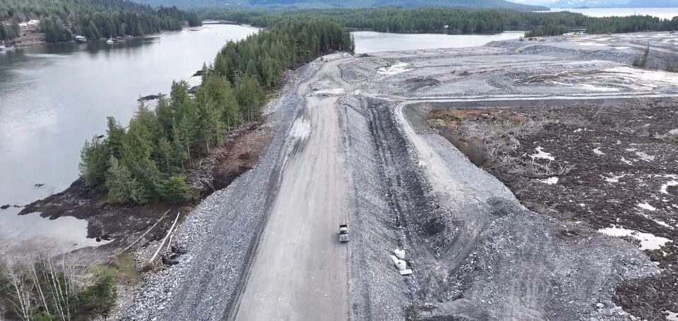 Work crews prepare land, rail and port for Phase 2 construction of the Prince Rupert Port Authority’s CANXPORT logistics transloading hub.